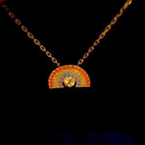 Sparkling dance necklace